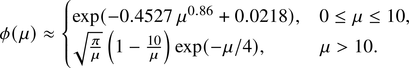 Equation 2 - phi function