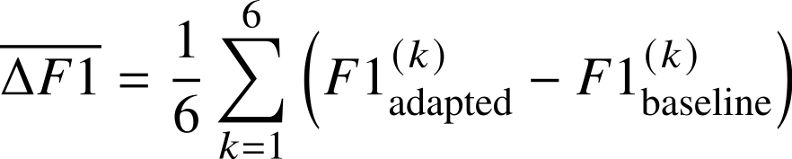 Delta-F1 formula